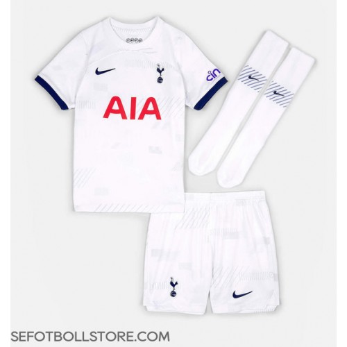 Tottenham Hotspur Replika babykläder Hemmaställ Barn 2023-24 Kortärmad (+ korta byxor)